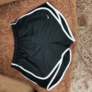 Extra small black running shorts